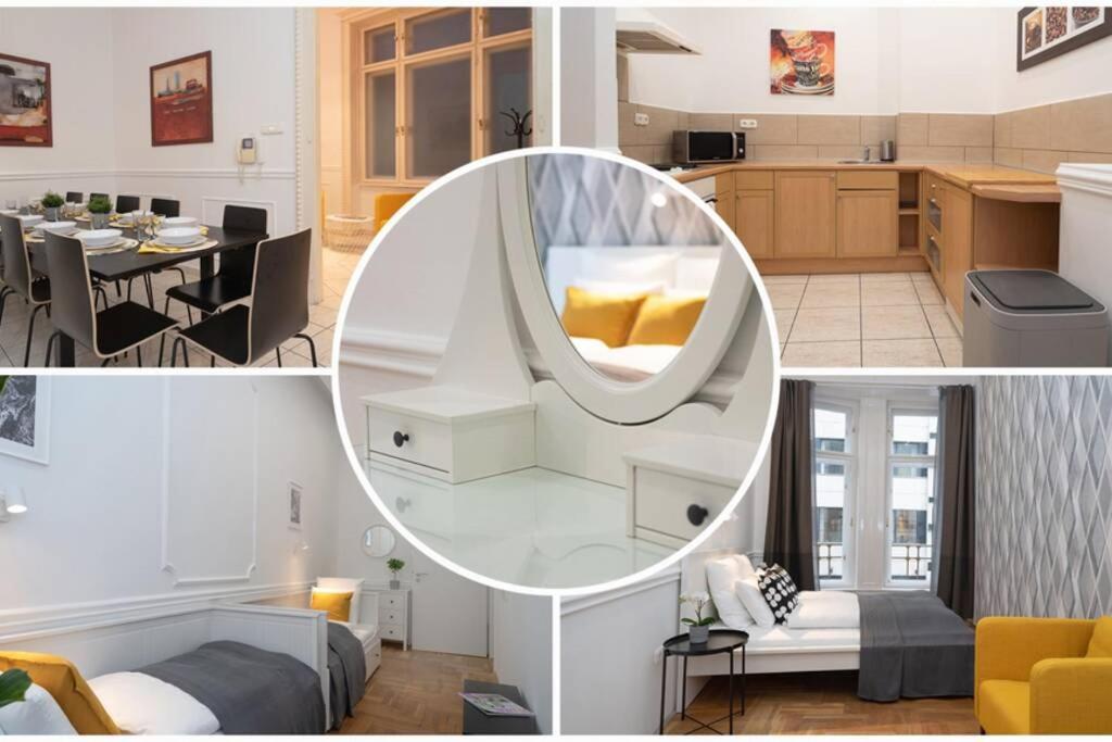 Best Located, 150 M2 5 Bedrooms Apt., Boedapest Buitenkant foto